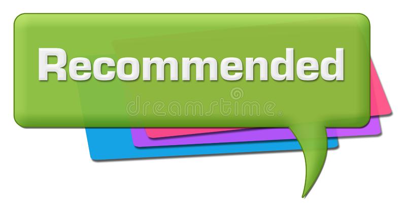 recommended-green-colorful-comment-symbol-recommended-text-written-over-green-colorful-background-126770861